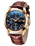 Men's Brown Leather Grain Watch