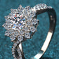 0   Flower Shape Split Shank Ring