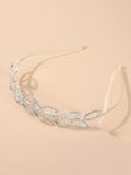 Rhinestone Leaf Decor Headband
